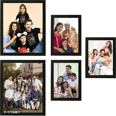 SJM Enterprises Collage Family Photo Frames, Set of 5 Wall Hanging Size- 8X10=2, 5 x 7= 3