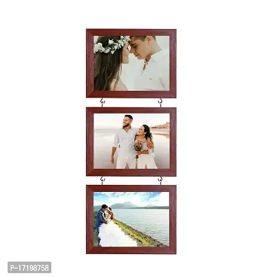 SJM Enterprises Collage Family Photo Frames Brown Color Set of 03 ( 3 PCS 5X7 Each. )-thumb0