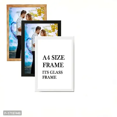 SJM Enterprises Collage Photo Frames, Set of THREE a-4 ,(multi color) Wall Hanging (3 Pcs Set) Sizx-A4-thumb2