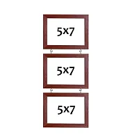 SJM Enterprises Collage Family Photo Frames Brown Color Set of 03 ( 3 PCS 5X7 Each. )-thumb1