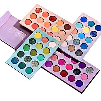 Eyeshadow Palette Eyes Shadow 60 Color Makeup Palette Highlighters Eye Make Up High Pigmented Professional Eye Shadow Mattes And Shimmer Finish, Multicolor-thumb2