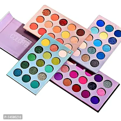 Eyeshadow Palette Eyes Shadow 60 Color Makeup Palette Highlighters Eye Make Up High Pigmented Professional Eye Shadow Mattes And Shimmer Finish, Multicolor-thumb3