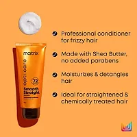 MATRIX Opti.Care Professional ANTI-FRIZZ Kit | For Salon Smooth, Straight hair | with Shea Butter | Shampoo 200ml + Conditioner 98g + Hair Serum 100ml-thumb2