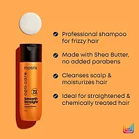 MATRIX Opti.Care Professional ANTI-FRIZZ Kit | For Salon Smooth, Straight hair | with Shea Butter | Shampoo 200ml + Conditioner 98g + Hair Serum 100ml-thumb4