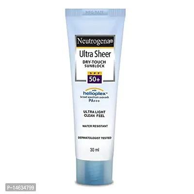 Neutrogena Ultra sheer Sunscreen, SPF 50+, Ultra light, for oily and dry skin, 118ml-thumb0