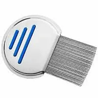 Lice Comb - (Pack of 3) Head Lice Treatment that's Individually Packaged Professional Stainless Steel Louse and Nit Combs Removes Eggs with Rounded Tips for Comfort-thumb1