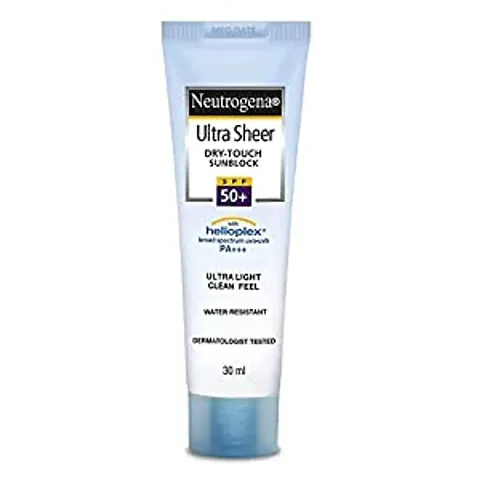 Neutrogena Ultra Sheer Sunscreen SPF 50+, Broad Spectrum UVA/UVB PA++++