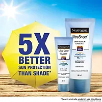 Neutrogena Ultra sheer Sunscreen, SPF 50+, Ultra light, for oily and dry skin, 30ml-thumb1