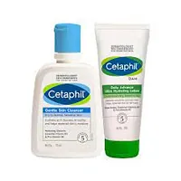 Cetaphil Moisturizing Lotion For Sensitive Or Dry Skin 250 ml and Moisturising Cream 80g Combo-thumb1