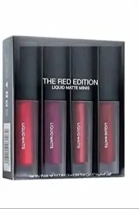 Red Edition Lipstick 36h Eyeliner Professional Hair Straightener (pack of6)  (Pack of 6)-thumb1