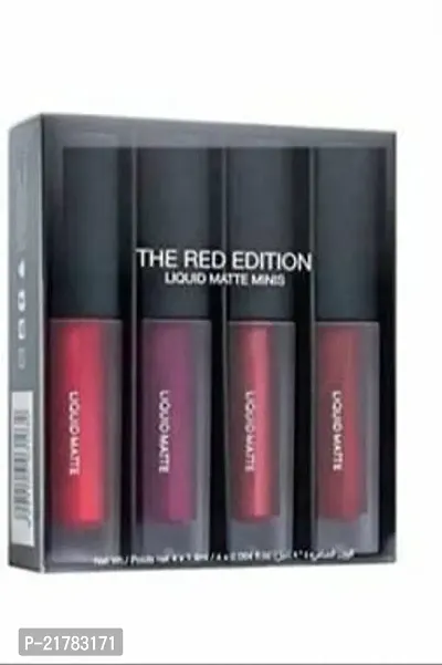 Red Edition Lipstick 36h Eyeliner Professional Hair Straightener (pack of6)  (Pack of 6)-thumb2