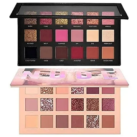 Premium Quality Nude & Rose Gold Edition Eyeshadow Palette Combo