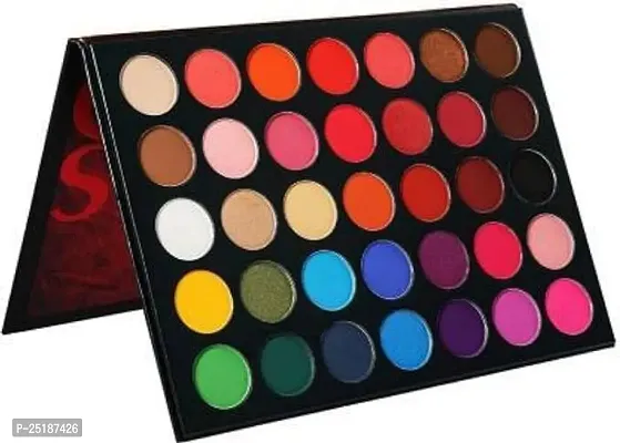 Eyeshadow Palette 35 Colors Mattes And Shimmers High Pigmented Color Studio Palette 42 g multicolor-thumb2