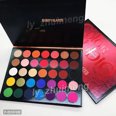 Eyeshadow Palette 35 Colors Mattes And Shimmers High Pigmented Color Studio Palette 42 g multicolor-thumb4