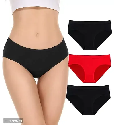  Women Cotton Panties High Waist Panty Teen Girls