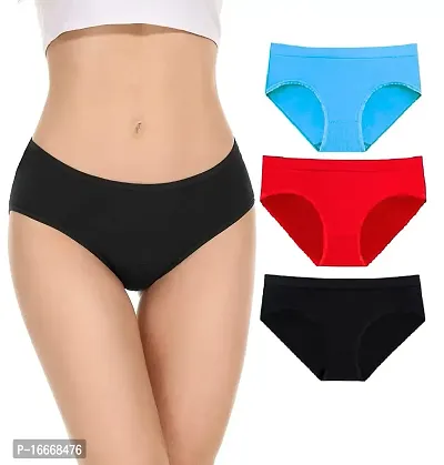 Buy EMBATA Womens Underwear Lycra Cotton Panties Bikini Hipster Briefs Set  for Ladies Teen Girls Comfortable Breathable 3 Pack Online In India At  Discounted Prices