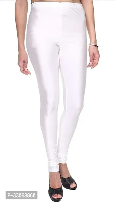 Stylish Polyester Solid Leggings For Women-thumb0