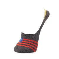 VIE ELEGANTO -Men's Ankle Socks No Show Socks For Loafer Sneakers Low Cut Premium Cotton Blend Socks With Non-Slip Grips | Set Of 3 Loafer Multicolor Socks-thumb1