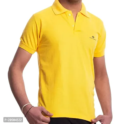 VIE ELEGANTO Cotton Polo T-Shirts - Ultra-Soft  Breathable T-Shirts for Men with High Moisture Absorption-thumb2