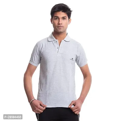 VIE ELEGANTO Cotton Polo T-Shirts - Ultra-Soft  Breathable T-Shirts for Men with High Moisture Absorption-thumb0