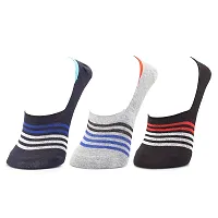 VIE ELEGANTO - Men's Ankle Socks No Show Socks For Loafer Sneakers Low Cut Premium Cotton Socks With Non-Slip Grips | Set Of 3 Loafer Socks-thumb1