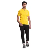 VIE ELEGANTO Cotton Polo T-Shirts - Ultra-Soft  Breathable T-Shirts for Men with High Moisture Absorption-thumb3