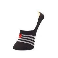 VIE ELEGANTO Men's Ankle Socks No Show Socks For Loafer Sneakers Low Cut Premium Cotton Socks With Non-Slip Grips | Set Of 3 Loafer Socks-thumb4