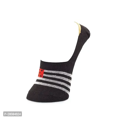 VIE ELEGANTO Men's Ankle Socks No Show Socks For Loafer Sneakers Low Cut Premium Cotton Socks With Non-Slip Grips | Set Of 3 Loafer Socks-thumb5