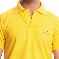 VIE ELEGANTO Cotton Polo T-Shirts - Ultra-Soft  Breathable T-Shirts for Men with High Moisture Absorption-thumb4