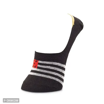 VIE ELEGANTO -Men's Ankle Socks No Show Socks For Loafer Sneakers Low Cut Premium Cotton Blend Socks With Non-Slip Grips | Set Of 3 Loafer Multicolor Socks-thumb4