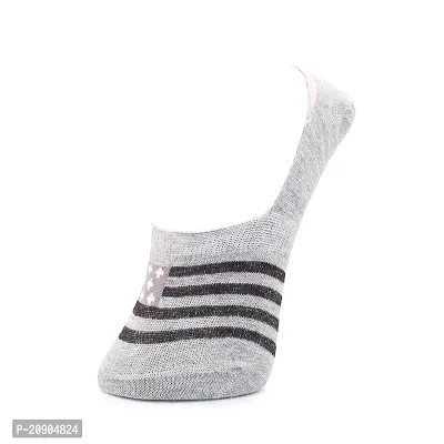 VIE ELEGANTO Men's Ankle Socks No Show Socks For Loafer Sneakers Low Cut Premium Cotton Socks With Non-Slip Grips | Set Of 3 Loafer Socks-thumb2