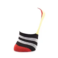 VIE ELEGANTO Men's Ankle Socks No Show Socks For Loafer Sneakers Low Cut Premium Cotton Socks With Non-Slip Grips | Set Of 3 Loafer Multicolor Socks-thumb2