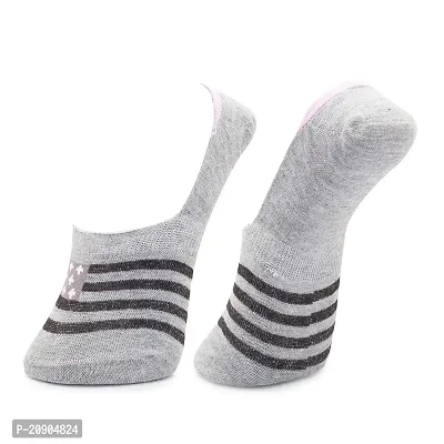 VIE ELEGANTO Men's Ankle Socks No Show Socks For Loafer Sneakers Low Cut Premium Cotton Socks With Non-Slip Grips | Set Of 3 Loafer Socks-thumb3