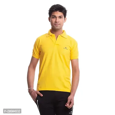 VIE ELEGANTO Cotton Polo T-Shirts - Ultra-Soft  Breathable T-Shirts for Men with High Moisture Absorption