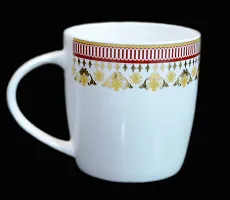 ART TO REAL Bone China Golden Design Classic Coffee Mug (Multicolour)-Set of 6 Pieces-thumb2