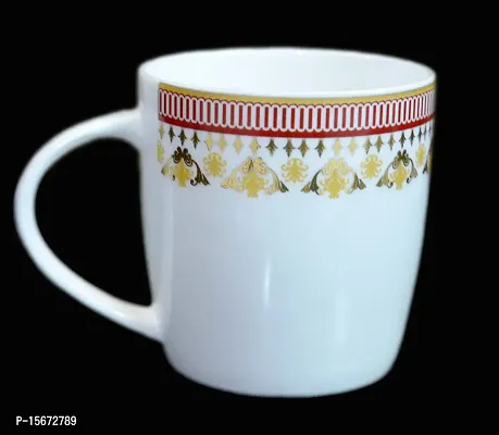 ART TO REAL Bone China Golden Design Classic Coffee Mug (Multicolour)-Set of 6 Pieces-thumb3