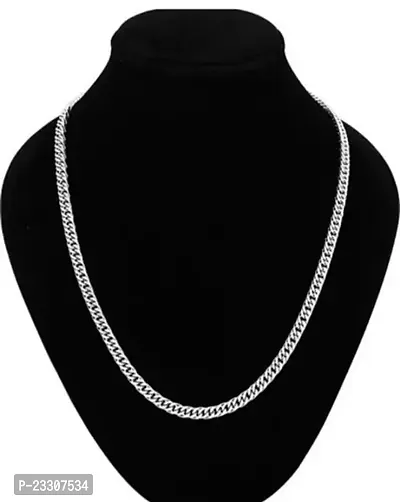 Alluring Silver Alloy Chain For Men-thumb0