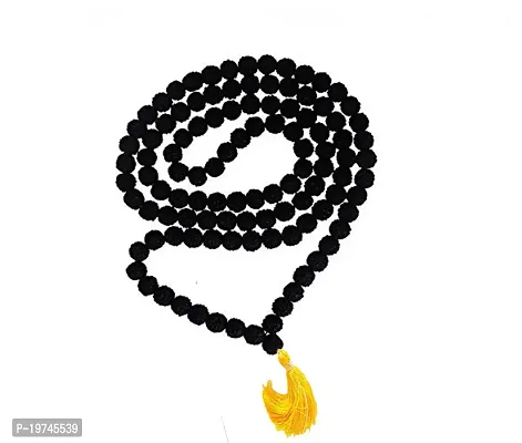 Black Small Beads Rudraksha Mala-thumb0