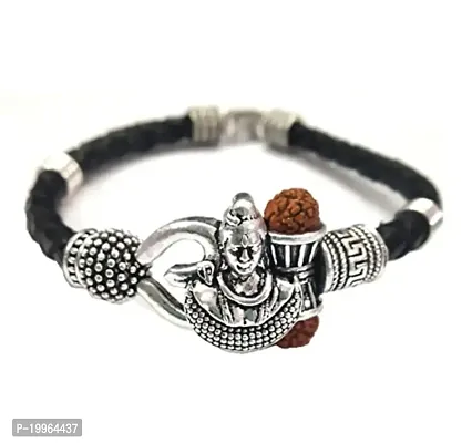 Shiv Leather Bracelet Lab Certified