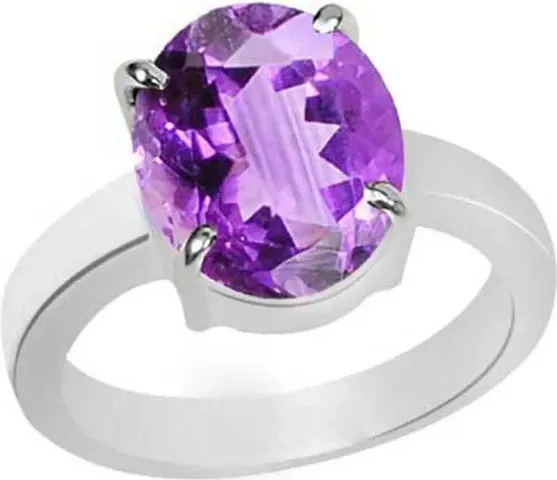 Amethyst Ring Plated