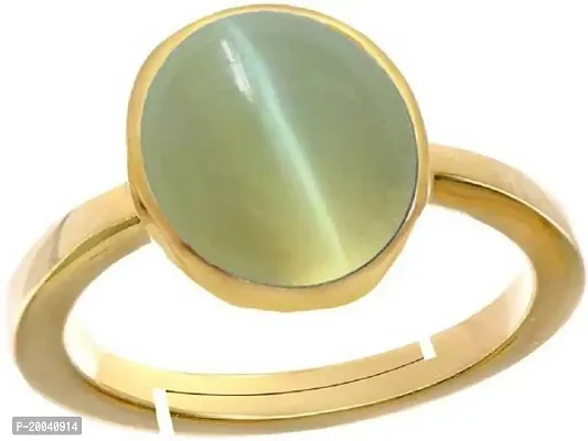 ADJUSTABLE GOLD PLATED Cats Eye Ring-thumb0