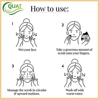 Quat Aloe Vera Pimple Free Skin Face Scrub for Glowing Skin,Oily,Dry Skin,Women,Men-thumb1