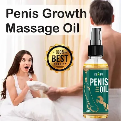 DENED 100% Naturals and Effective Penis Growth Massage Essential Oil Helps In Penis Enlargement and Improves Sexual Confidence 50ML