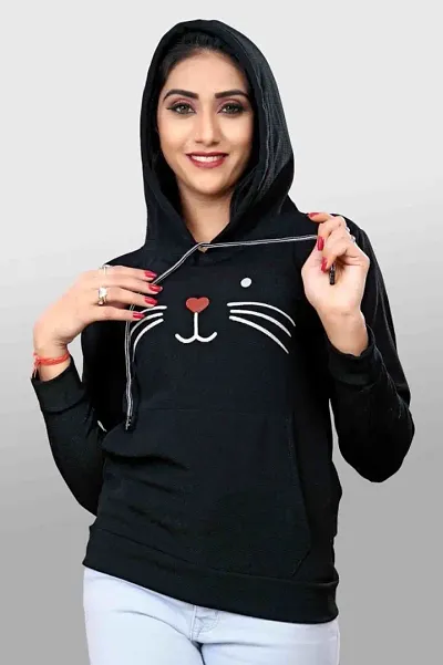 Winter Special Cat Hoody For Women