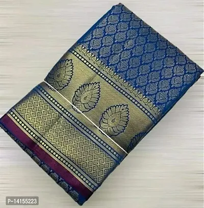 Kanjeevaram Woven Design Saree with Blouse piece-thumb0