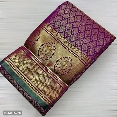 Kanjeevaram Woven Design Saree with Blouse piece-thumb0