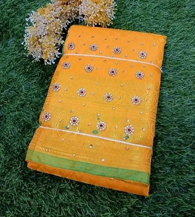 Banarasi Silk Woven Design Saree with Blouse piece