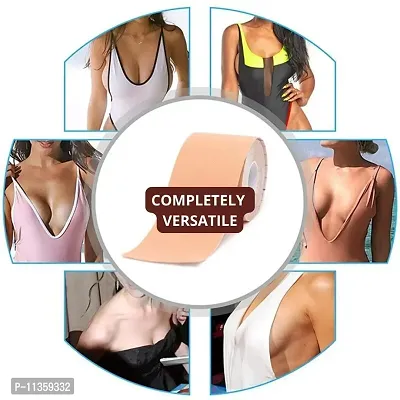 KRIVAZ Boob Tape with 10 Nipple Pasties Multipurpose Nipple Tape for Women Push Up & Lifting Body Tape for Women Breast Tape Breast Lift Bra Tape Bob Tape for Breast Lift-thumb5