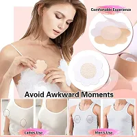 KRIVAZ Boob Tape with 10 Nipple Pasties Multipurpose Nipple Tape for Women Push Up & Lifting Body Tape for Women Breast Tape Breast Lift Bra Tape Bob Tape for Breast Lift-thumb3