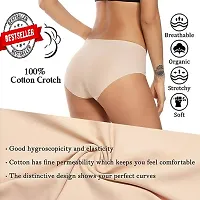 Classic  Polyester Spandex Solid Brief for Women, Pack of 3-thumb2